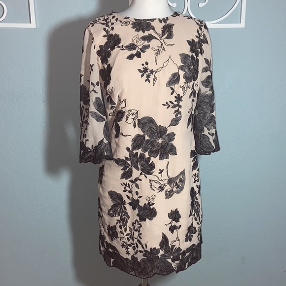 Like new Dress the Population Paige Embroidered Shift Dress - Picture 9 of 16